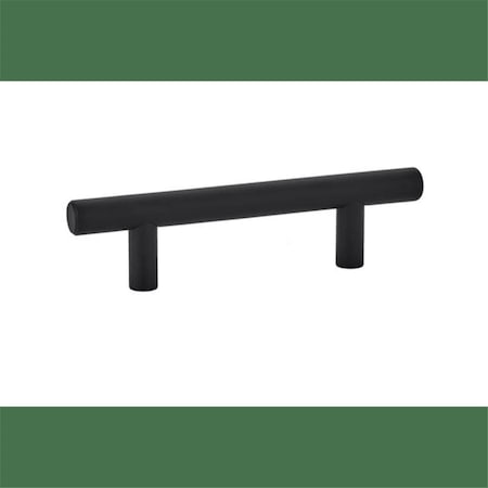 Patioplus 4 in. Brass Bar Pull, Flat Black PA2030510